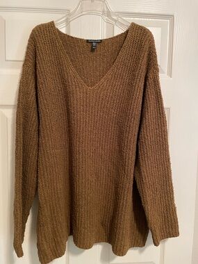 Eileen Fisher V-Neck Organic Cotton and Cashmere Sweater